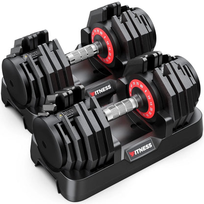 5-80Lbs Weight Adjustable Dumbbells 