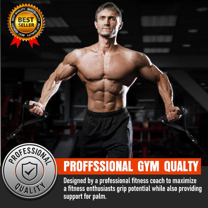 Heavy Duty Exercise Handles Gym Handles for Cable Machine Attachment Grip Gym