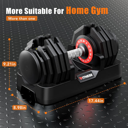 5-80Lbs Weight Adjustable Dumbbells 