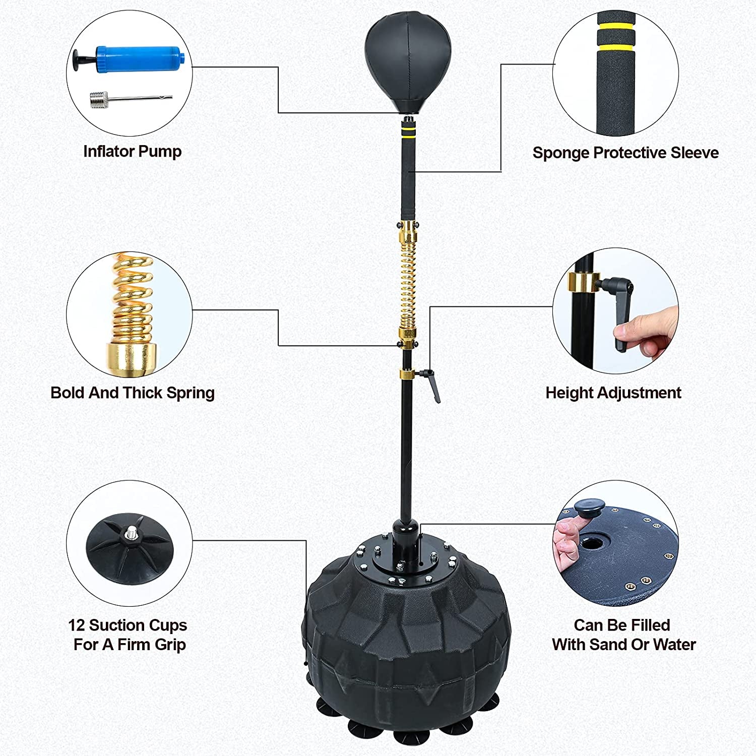 Boxing Fast Respond Speed Bar 